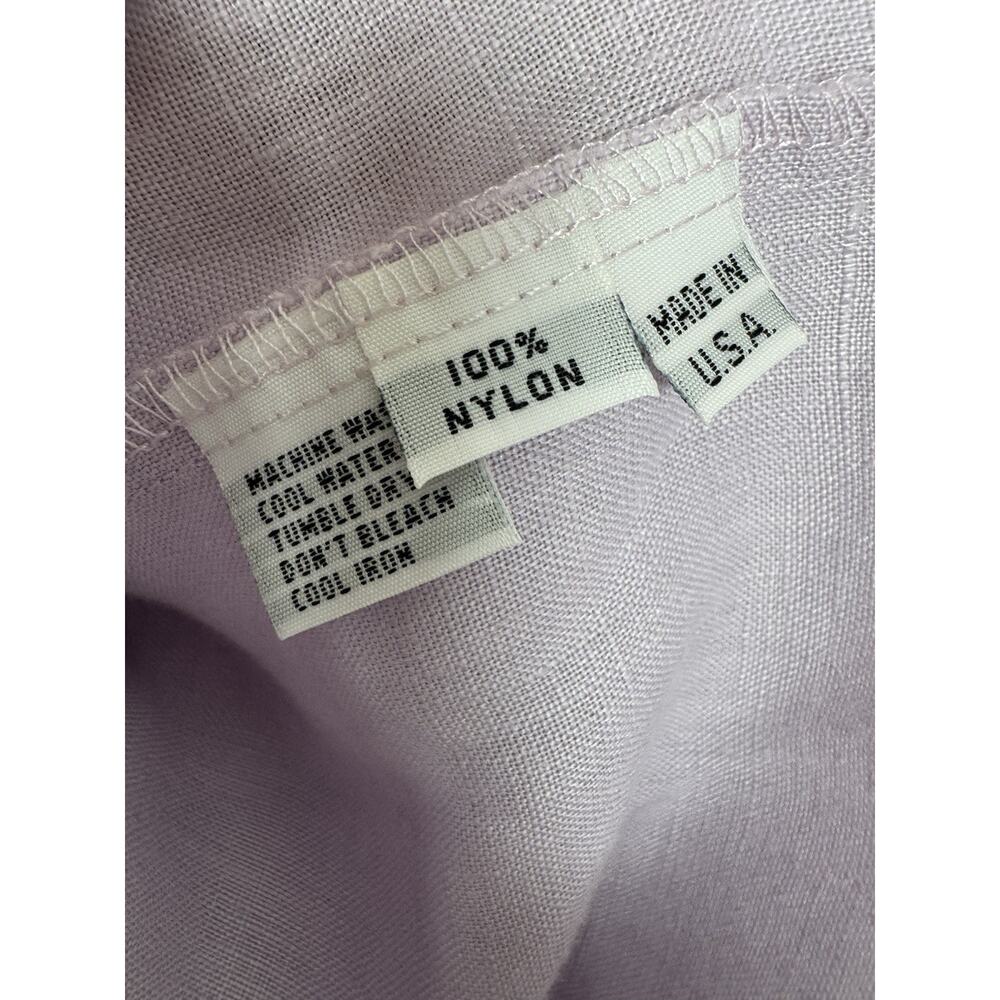 Planet Top Shirt Top One Size Fits All Boxy Nylon Purple Lilac USA MADE - Picture 3 of 10